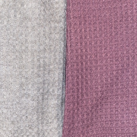 Bibi Waffle Knit Long Sleeve Shirts - Set of 2 - Picture 8 of 16